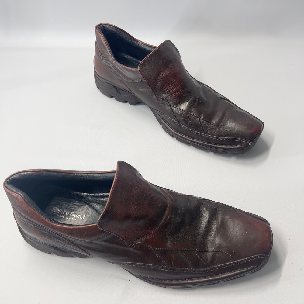 BACCO BUCCI Men’s 11.5 Brown Slip On Loafer